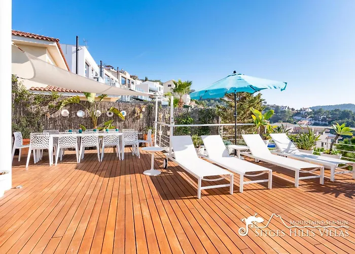 别墅 Super Oasis Fab Sea And View With Private Pool And Air Conditioning