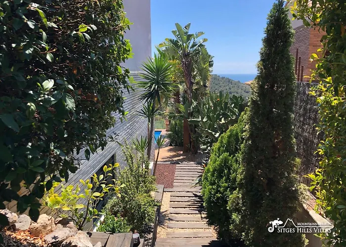 Super Oasis Fab Sea And View With Private Pool And Air Conditioning 别墅 锡切斯