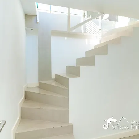 ヴィラ Super Oasis Fab Sea And View With Private Pool And Air Conditioning シッチェス