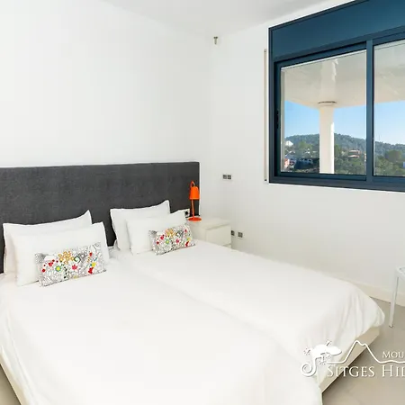 ヴィラ Super Oasis Fab Sea And View With Private Pool And Air Conditioning シッチェス