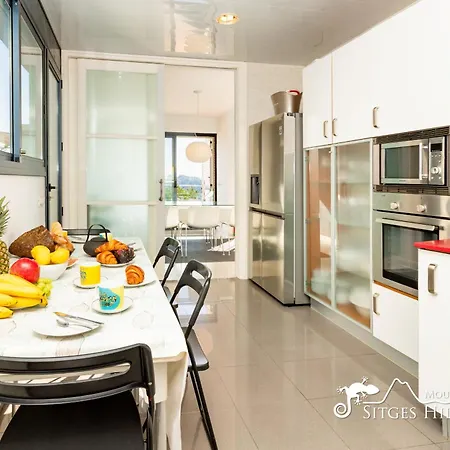 Super Oasis Fab Sea And View With Private Pool And Air Conditioning ヴィラ シッチェス