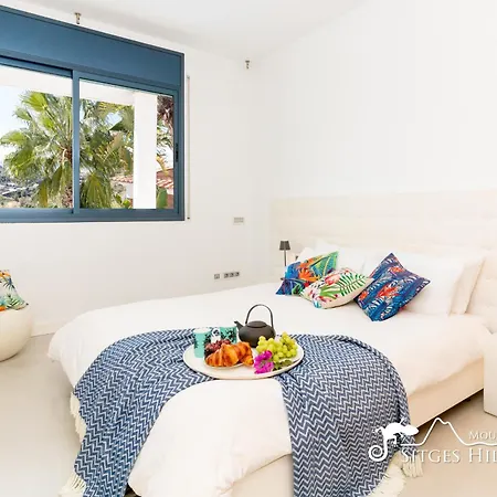Super Oasis Fab Sea And View With Private Pool And Air Conditioning ヴィラ シッチェス