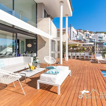 Super Oasis Fab Sea And View With Private Pool And Air Conditioning * シッチェス