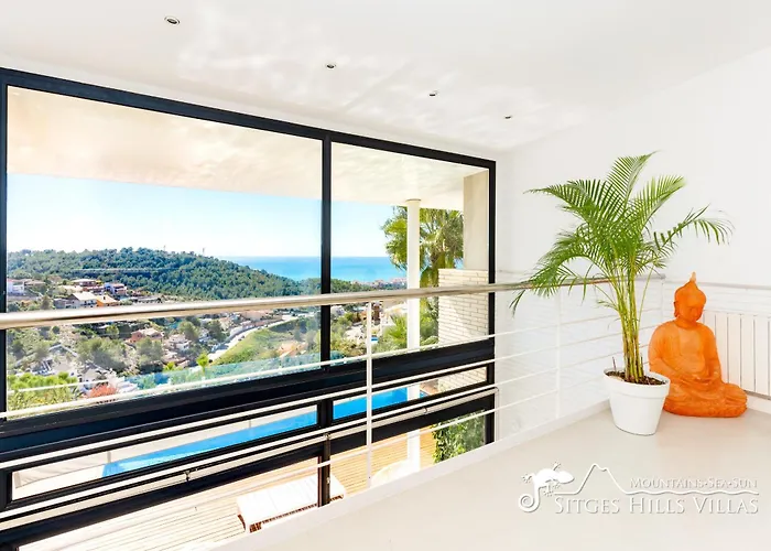 Villa Super Oasis Fab Sea And View With Private Pool And Air Conditioning Sitges