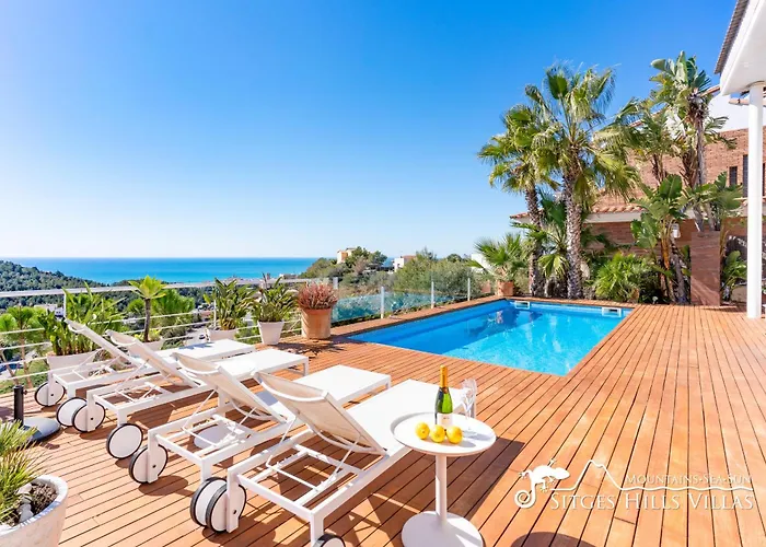 Super Oasis Fab Sea And View With Private Pool And Air Conditioning Σίτζες