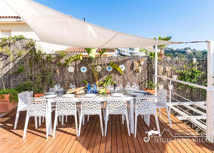 Super Oasis Fab Sea And View With Private Pool And Air Conditioning Villa Sitges