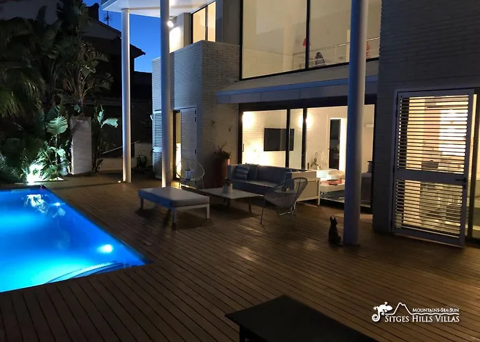 Super Oasis Fab Sea And View With Private Pool And Air Conditioning Sitges